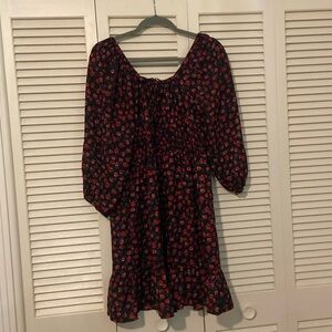 Floral print dress